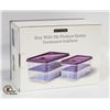 Image 1 : NEW EPICURE SET OF 2 FOOD STORAGE 2-TIER