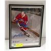 Image 1 : AUTOGRAPHED PHOTO - GUY LAPOINTE (CSA, FRAMED)