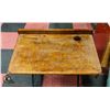 Image 3 : ANTIQUE SCHOOL DESK/CHAIR- 31" X 24" X 16"