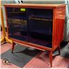 Image 1 : VINTAGE LIQUOR CABINET WITH INLAID PENNY TOP