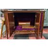 Image 2 : VINTAGE HALL CABINET- 41" X 32" X 16"