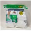 Image 1 : WHITE ANKLE SOCKS 12-16 SIZE 6-PACK