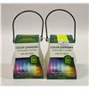 Image 1 : 2 COLOR CHANGING LED CITRONELLA CANDLES 20+ HRS