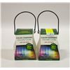 Image 1 : 2 COLOR CHANGING LED CITRONELLA CANDLES 20+ HRS
