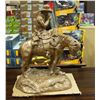 Image 1 : VINTAGE COWBOY GARDEN FIGURINE, HEAVY