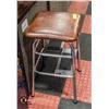 Image 1 : VINTAGE STOOL/STEP LADDER- 24" X 14"