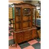 Image 1 : CHINA CABINET & HUTCH 48" X 16" X 75"