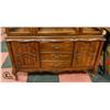 Image 2 : CHINA CABINET & HUTCH 48" X 16" X 75"