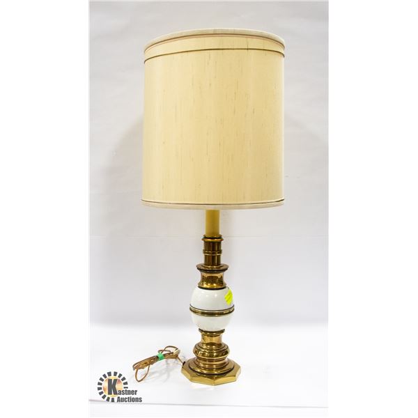 BRASS TABLE LAMP- 33.5" TALL