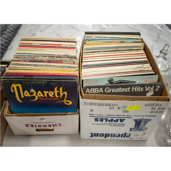 2 BOXES OF LP'S