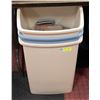 Image 1 : RUBBERMAIDGARBAGE/RECYCLING BINS- LOT OF 3