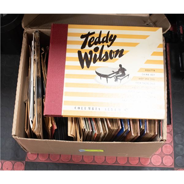 BOX OF 78 RPM'S