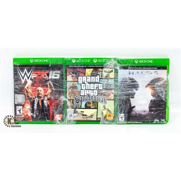 (3) XBOX ONE GAMES