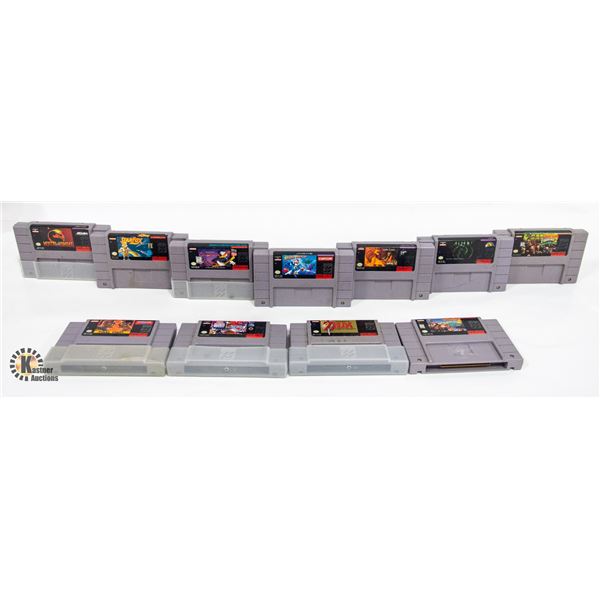 11 SUPER NINTENDO GAMES