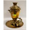 Image 1 : ANTIQUE RUSSIAN BRASS SMOVAR.ÿCOMES WITH