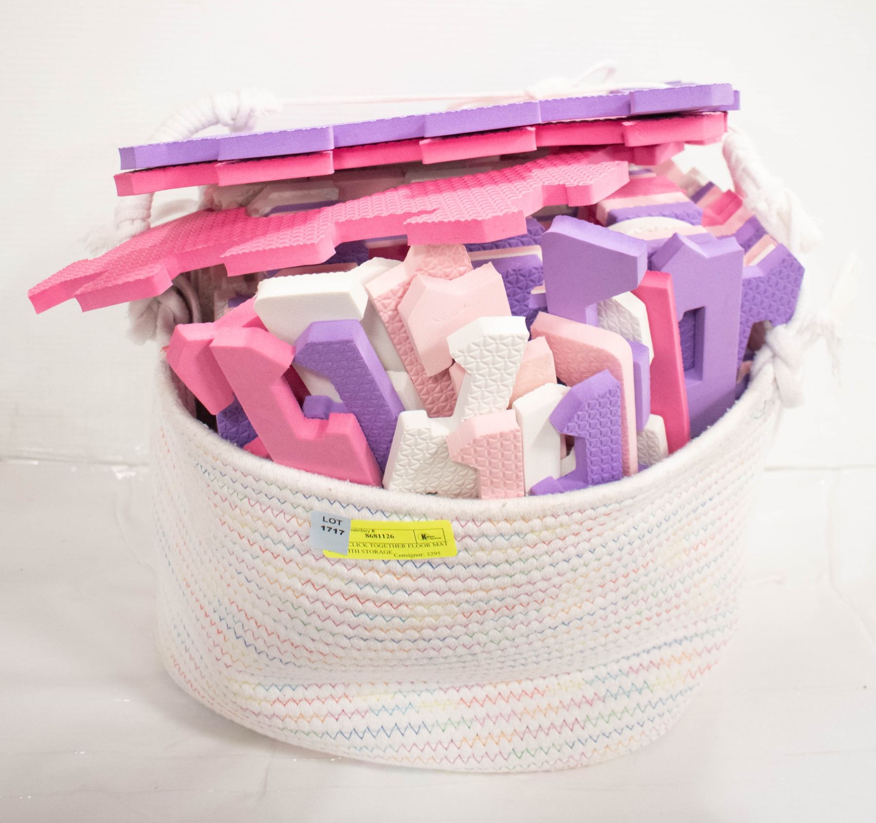 Click Together Storage FOAM CLICK TOGETHER FLOOR MAT SET WITH STORAGE