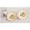 BUNNYKINS ROYAL DOULTON PLATE & BOWL SET IN