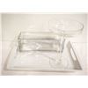 DECORATIVE GLASSWARE WITH TRAY