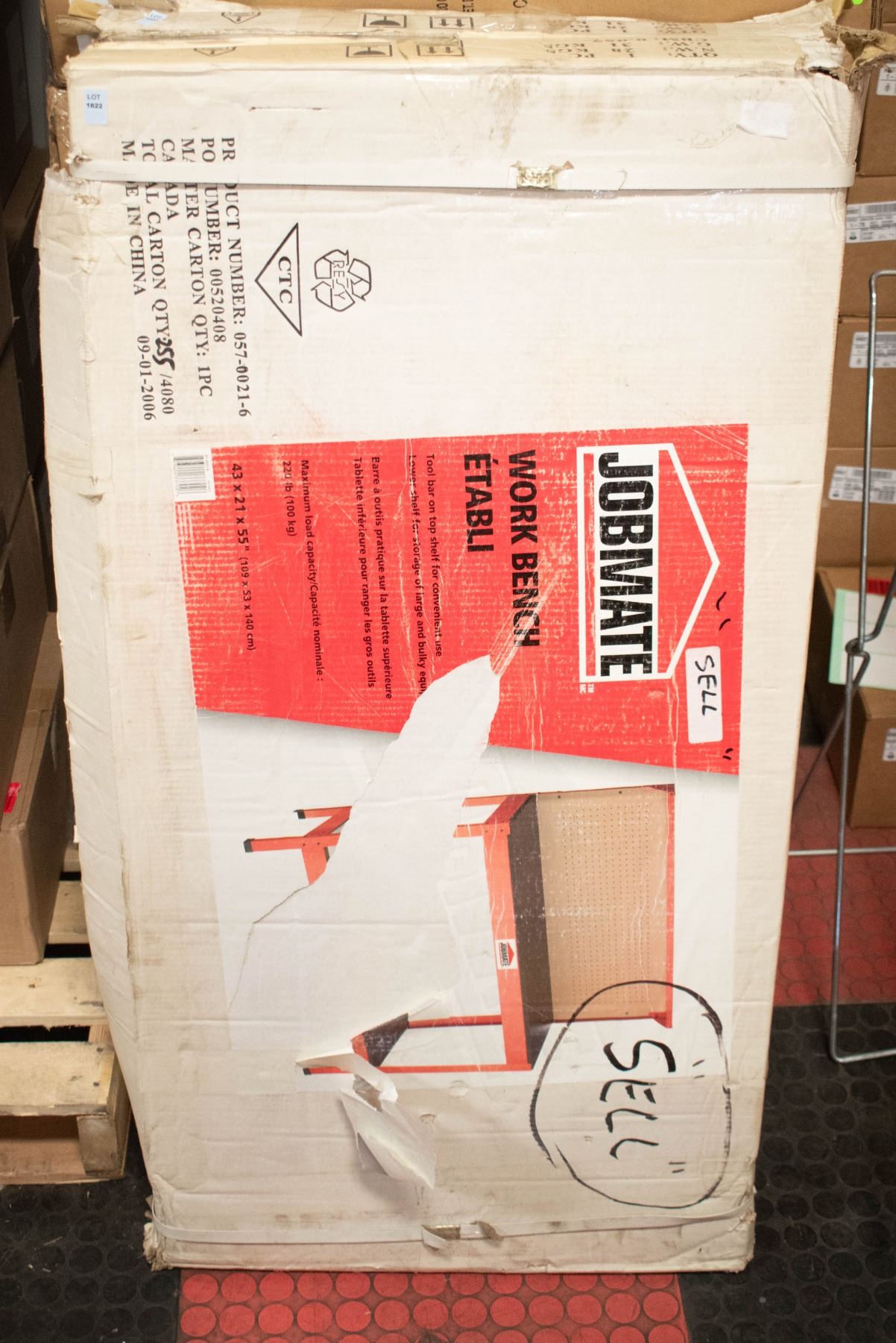 UNCLAIMED JOBMATE WORK BENCH