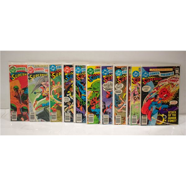 DC COMICS PRESENTS #10-22 COMIC LOT
