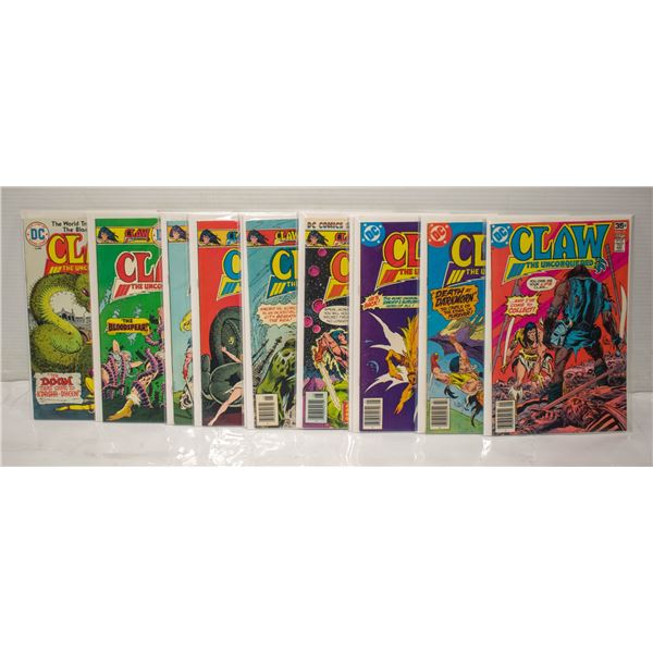 DC CLAW THE UNCONQUERED #2-12 COMIC LOT