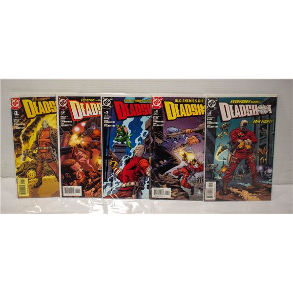 DC DEADSHOT #1-5 COMIC SET