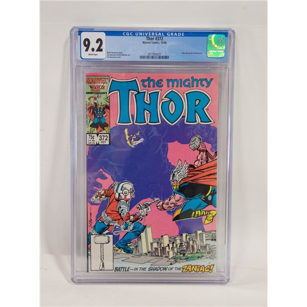 MARVEL THOR #372 CGC COMIC