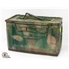 Image 1 : VINTAGE MILITARY METAL AMMO BOX - 50 CAL.,
