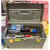 Image 2 : BLACK & DECKER METAL TOOL BOX W/ ASST. TOOLS
