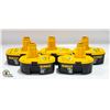 Image 1 : DEWALT 1V XRP BATTERY PACKS 5PCS