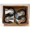 Image 1 : BOX WITH SET OF 4 HEAVY DUTY 4 1/2" CASTORS -