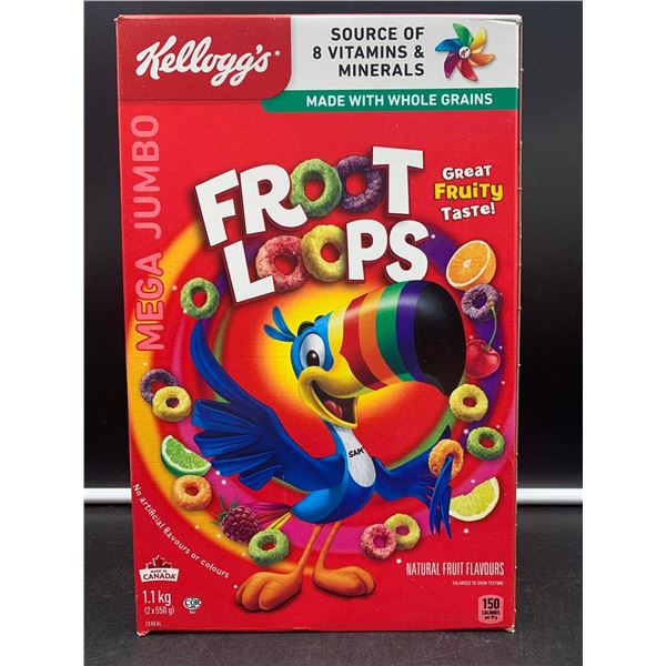 Kellogg's Froot Loops Mega Jumbo Cereal (1.1kg)