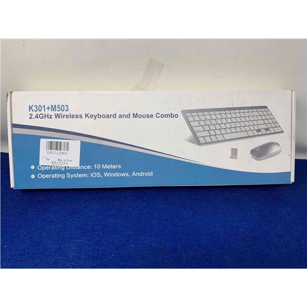 2.4GHz Wireless Keyboard and Mouse Combo