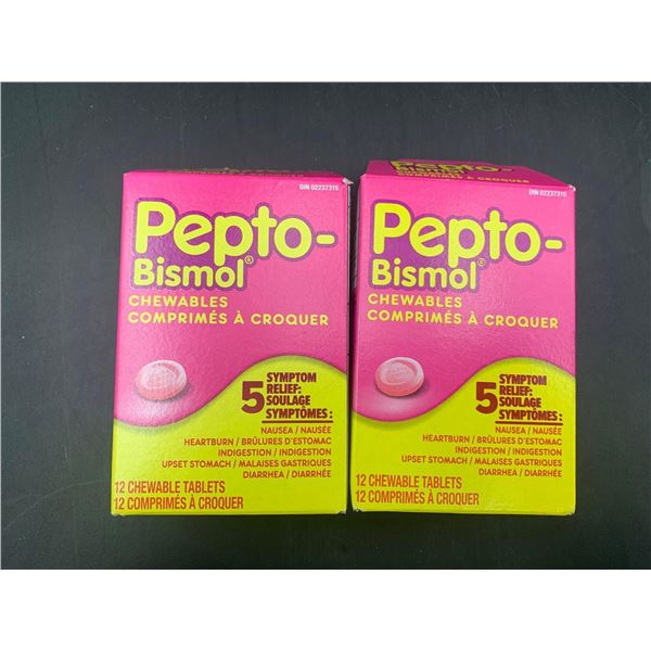 Pepto Bismol Chewables (2 x 12)