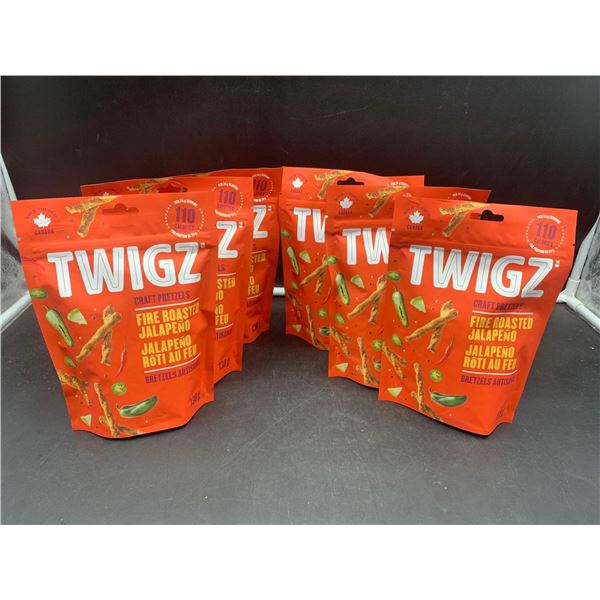 Twigz Pretzels-Fire Roasted Jalapeno (6 x 139g)