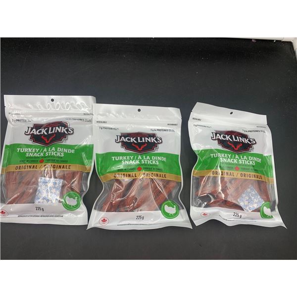 Jack Links Original Turkey Snack Sticks (3 x 225g)