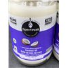 Image 2 : Spectrum Refined Organic Coconut Oil (2 x 414ml)