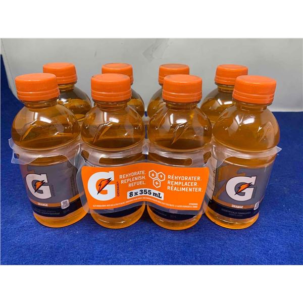 Gatorade Electrolyte Beverage (8 x 355ml)Orange