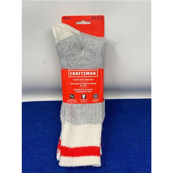 Craftsman Wool Socks 3 pairs (Size 10-13)