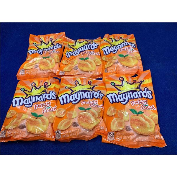 Maynards Fuzzy Peach Candy (6 x 185g)