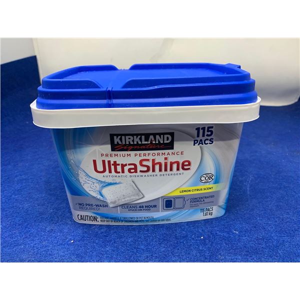 Kirkland Premium Ultrashine Dishwasher Pods (115pacs)