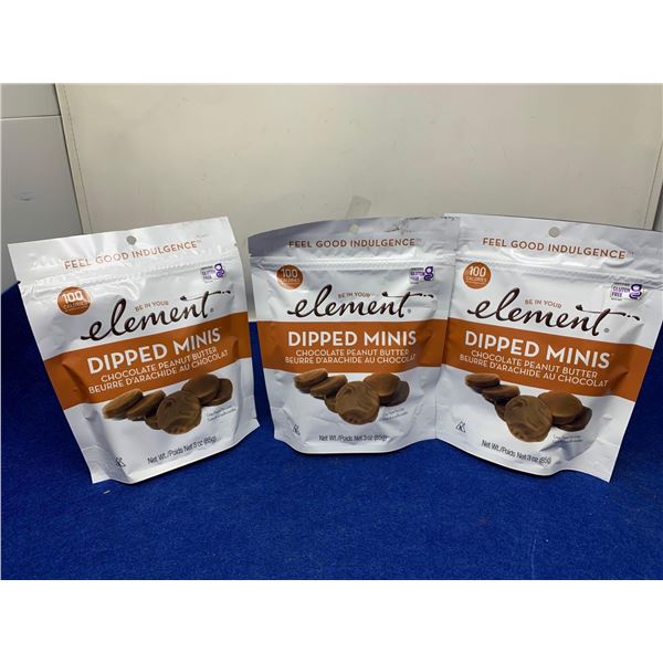 Element Dipped Mini's Chocolate Peanut Butter (3 x 95g)