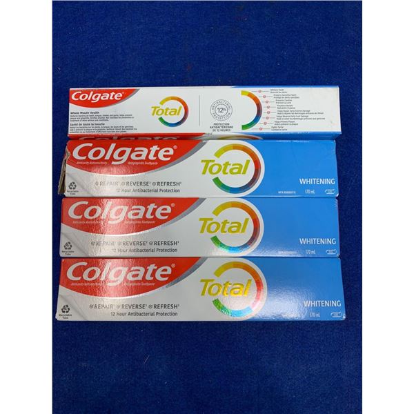 Colgate Total Whitening Toothpaste (4 x 170ml)