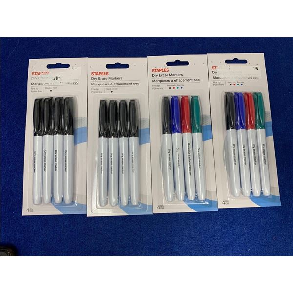 Staples Dry Erase Markers (4 x 4)