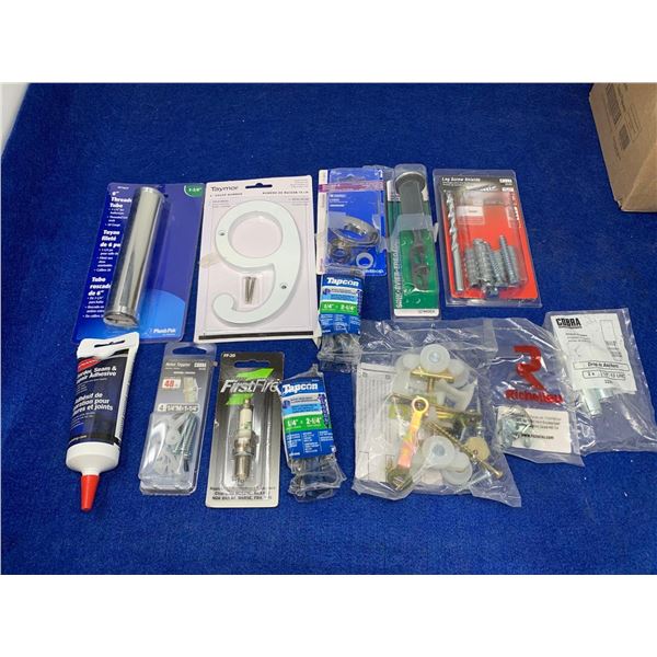Lot of assorted hardware & reno items