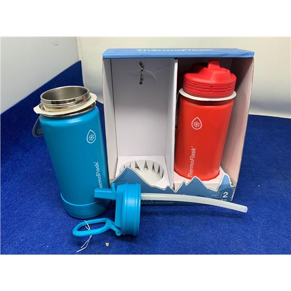 Thermoflask 24hr cold leakproof stainless travel bottles lot of 2