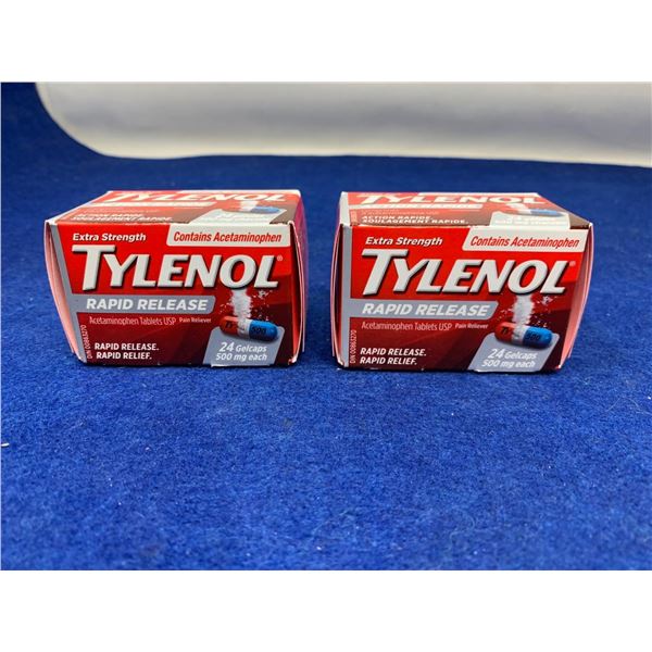 Tylenol Rapid Release 500mg - 2 x 24ct