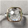 Image 1 : Brass Crystal(5.7ct) Ring, Suggested Retail Value $120