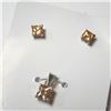 Image 3 : Silver Cz Earring And Pendant Set Suggested Retail Value $160