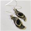 Image 2 : Silver Gemstone Earrings (~Size 0) (~length 0 inches) (~weight 6g), Suggested Retail Value $160